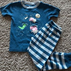 Kids Peppa Pig Space Adventure Blue Pajama Set